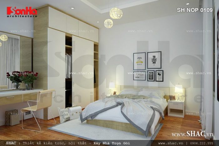 Mẫu phòng ngủ mang cá tính sh nop 0109