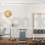 mẫu thiết kế phòng tập dành cho các gia đình sh nop 0109