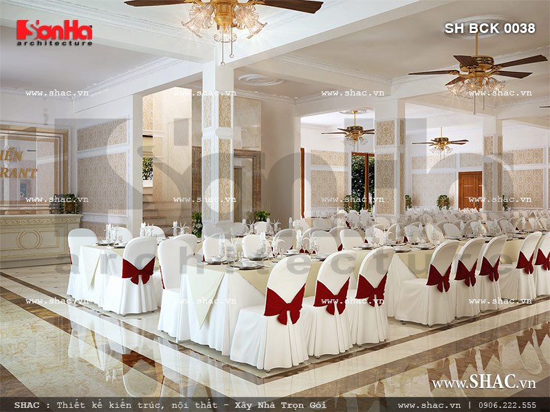Nội thất phòng ăn hội trường đẹp SH BCK 0038