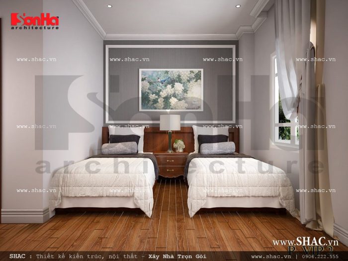Nội thất phòng ngủ VIP 2 cổ điển sang trọng sh ks 0026