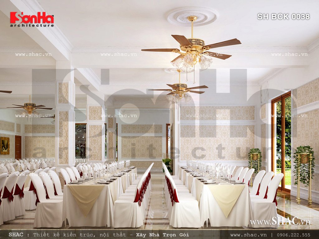 Thiết kế nội thất nhà hàng SH BCK 0038