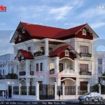 Thiết kế biệt thự kiến trúc cổ điển Pháp tại Ninh Bình sh btp 0094