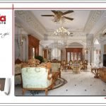 Thiết kế biệt thự kiến trúc Pháp 3 tầng mái ngói đỏ tại Ninh Bình – SH BTP 0094 21