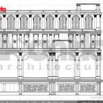 Mặt đứng 1 khách sạn nhà hàng trung tâm tổ chức sự kiện sh ks 0029