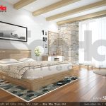 Mẫu thiết kế nội thất phòng ngủ 3 view 1 nhà phố kiến trúc Pháp sh nop 0117