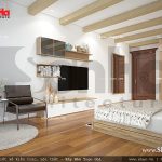 Thiết kế nội thất phòng ngủ 3 view 2 nhà phố kiến trúc Pháp sh nop 0117