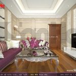 Thiết kế nội thất phòng hát view 1 nhà phố kiến trúc Pháp sh nop 0117