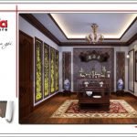 Thiết kế biệt thự kiến trúc Pháp 3 tầng mái ngói đỏ tại Ninh Bình – SH BTP 0094 35