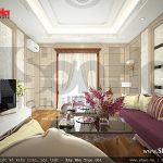 Thiết kế nội thất phòng hát view 2 nhà phố kiến trúc Pháp sh nop 0117