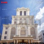 Thiết kế tổ hợp khách sạn nhà hàng trung tâm tổ chức sự kiện tại Quảng Ninh sh ks 0029