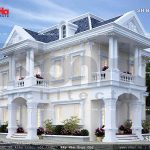 Biệt thự hai mặt tiền tân cổ điển pháp