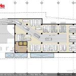 Mặt bằng tầng hầm khách sạn nhà hàng trung tâm tổ chức sự kiện sh ks 0029