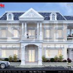 Thiết kế kiến trúc biệt thự cổ điển Pháp đẹp tại Sài Gòn sh btp 0093