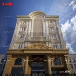 THiết kế khách sạn kiến trúc cổ điển Pháp sang trọng tại Lào Cai sh ks 0028