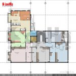 Mặt bằng tầng 2 và 3 nhà ở kết hợp kinh doanh sh nop 0116