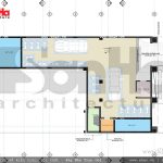 Thiết kế mặt bằng công năng tầng hầm khách sạn cổ điển Pháp 7 tầng sh ks 0028