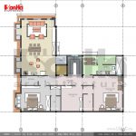 Mặt bằng tầng 4 nhà ở kết hợp kinh doanh sh nop 0116