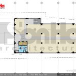 Mặt bằng tầng 3 - 4 khách sạn nhà hàng trung tâm tổ chức sự kiện sh ks 0029