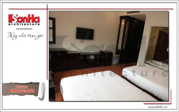 6 Ảnh thực tế nội thất phòng ngủ đôi khách sạn đẹp tại quảng ninh sh ks 0029