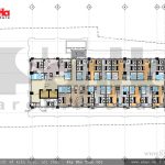 Mặt bằng tầng 6 khách sạn nhà hàng trung tâm tổ chức sự kiện sh ks 0029