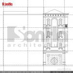 Mặt đứng trục 4-1 nhà ở kết hợp kinh doanh sh nop 0116