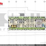 Mặt bằng tầng 7 khách sạn nhà hàng trung tâm tổ chức sự kiện sh ks 0029