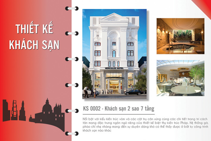 [Profile] Thiết kế khách sạn 3 sao đẹp – KS 0002