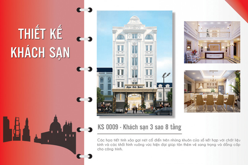 [Profile] Thiết kế khách sạn 3 sao đẹp – KS 0009