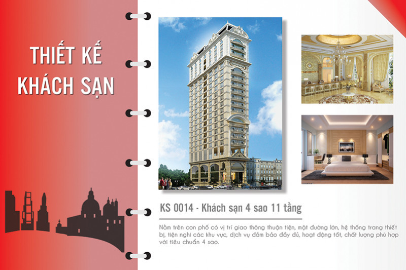 [Profile] Thiết kế khách sạn 4 sao đẹp – KS 0014