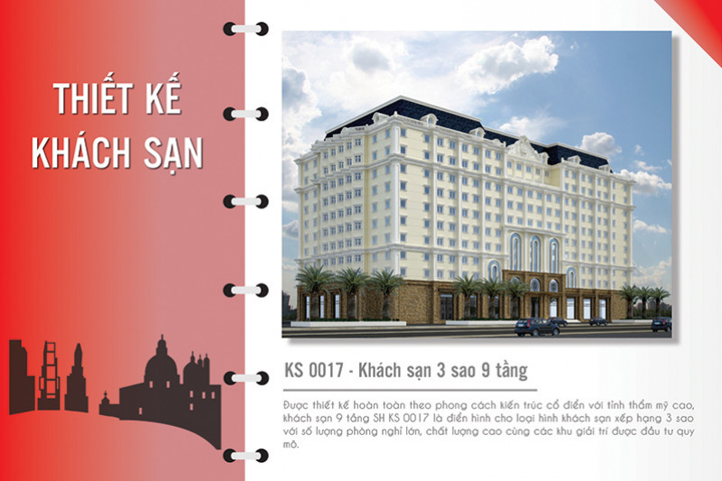 [Profile] Thiết kế khách sạn 3 sao đẹp – KS 0017