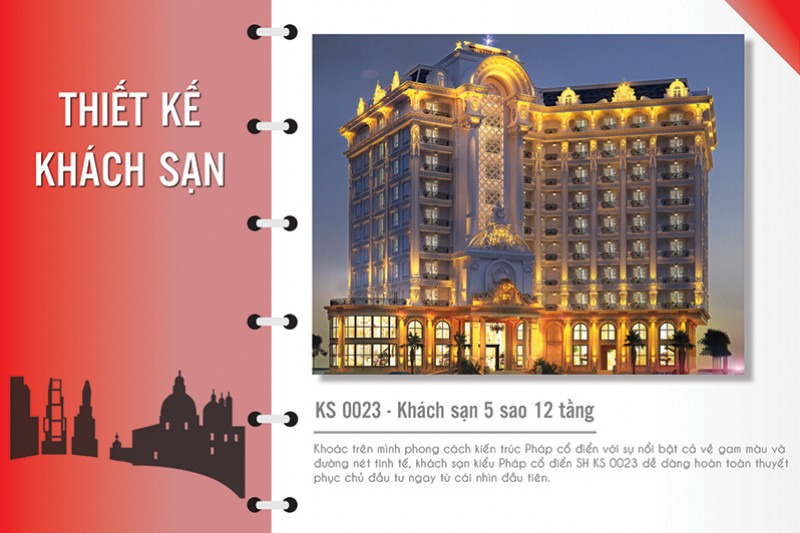 [Profile] Thiết kế khách sạn 5 sao đẹp – KS 0023