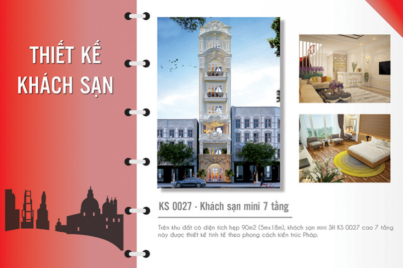 [Profile] Thiết kế khách sạn mini đẹp – KS 0027