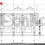 Mặt đứng 4-1 biệt thự kiến trúc Pháp tại Tiên Lãng Hải Phòng sh btp 0095