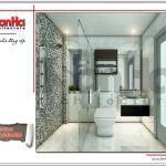 Mẫu nội thất wc tầng lửng nhà ống Pháp 6 tầng SH NOP 0118