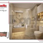Mẫu nội thất wc tầng 4 nhà ống Pháp 6 tầng SH NOP 0118