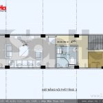 Mặt bằng tầng 2 nhà phố đẹp 7 tầng hiện đại tại Quảng Ninh sh nod 0158