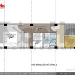 Mặt bằng tầng 3 nhà phố đẹp 7 tầng hiện đại tại Quảng Ninh sh nod 0158