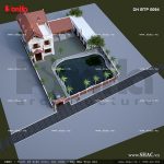 Thiết kế biệt thự kiến trúc cổ điển Pháp 2 tầng tại Tiên Lãng Hải Phòng sh btp 0095