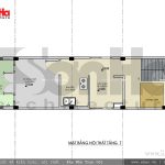 Mặt bằng tầng 7 nhà phố đẹp 7 tầng hiện đại tại Quảng Ninh sh nod 0158