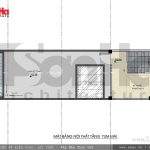 Mặt bằng tầng tum nhà phố đẹp 7 tầng hiện đại tại Quảng Ninh sh nod 0158