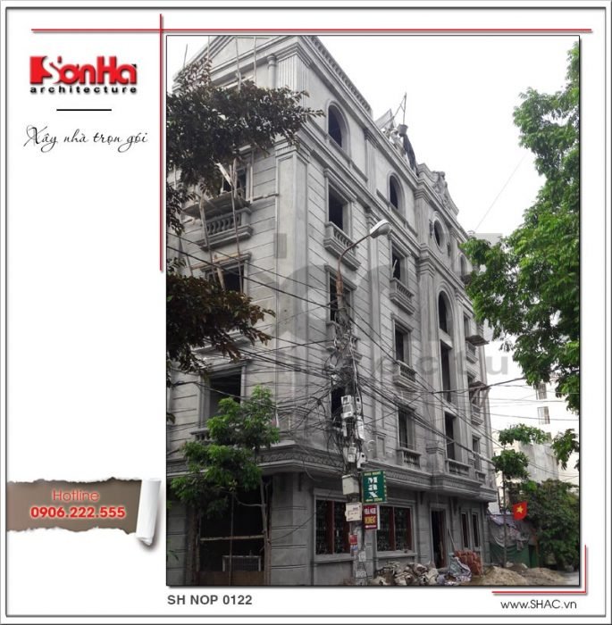 Thiết kế nhà phố cổ điển 5 tầng tại Hải Phòng xu hướng [next_year] - SH NOP 0122 1