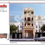 Ra mắt mẫu thiết kế nhà phố cổ điển 4 tầng tại Nam Định sh nop 0125