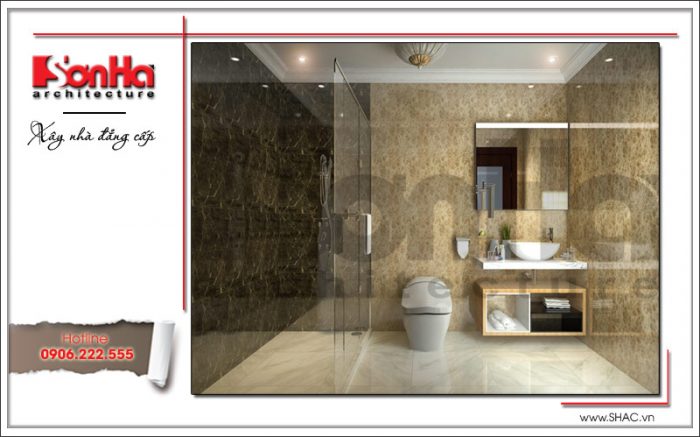 Mẫu thiết kế nội thất phòng tắm 2 hiện đại sh nop 0122