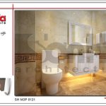Mẫu thiết kế nội thất wc nhà phố kiến trúc Pháp sh nop 0121