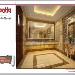 Mẫu thiết kế nội thất phòng vệ sinh nam khách sạn tại Đà Nẵng sh ks 0031