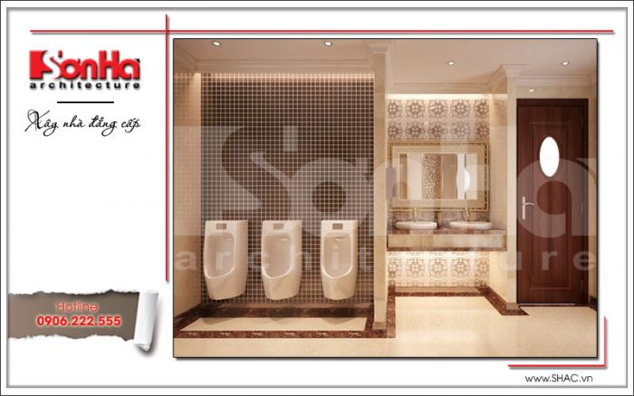 Mẫu thiết kế nội thất phòng wc nữ khách sạn tại Đà Nẵng sh ks 0031
