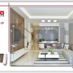 Thiết kế quầy lễ tân khách sạn mini 4 tầng kiến trúc cổ điển sh ks 0031