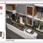 Kiến trúc hiện đại đẹp của biệt thự 2 tầng tiện nghi sh btd 0048