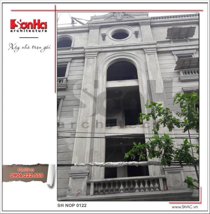 Thiết kế nhà phố cổ điển 5 tầng tại Hải Phòng xu hướng [next_year] - SH NOP 0122 3