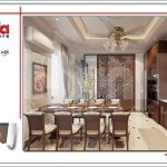 Mẫu thiết kế nội thất phòng bếp nội thất gỗ sh nop 0122